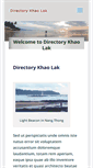 Mobile Screenshot of directorykhaolak.com